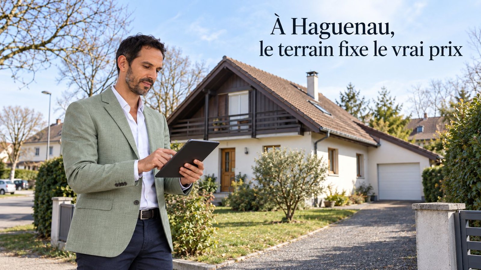 À Haguenau, le terrain fixe le vrai prix : estimation d'une maison sur place