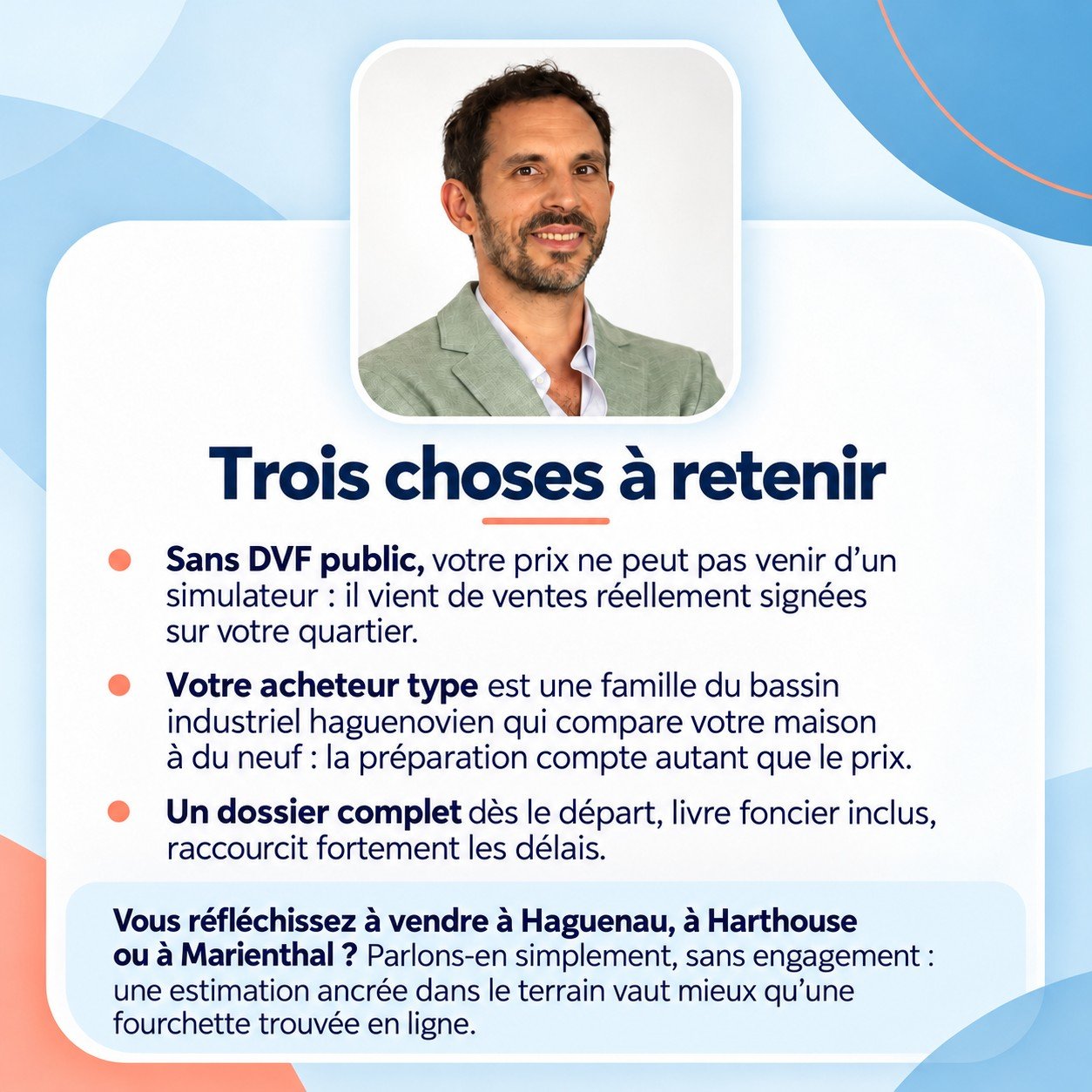 Infographie : les étapes pour vendre sa maison à Haguenau